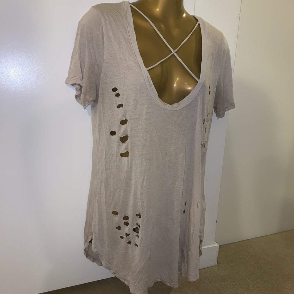 PPLA distress shirt size L